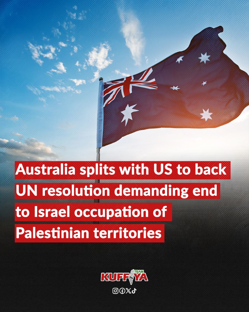 Australia Votes with 156 Nations on Israeli Occupation
