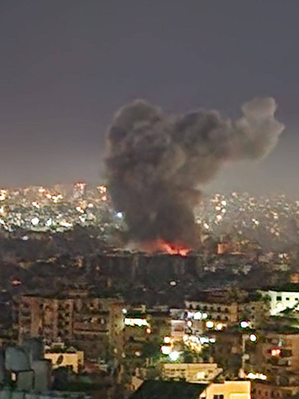 Israel conducting massive bombing campaign on Beirut civilian areas