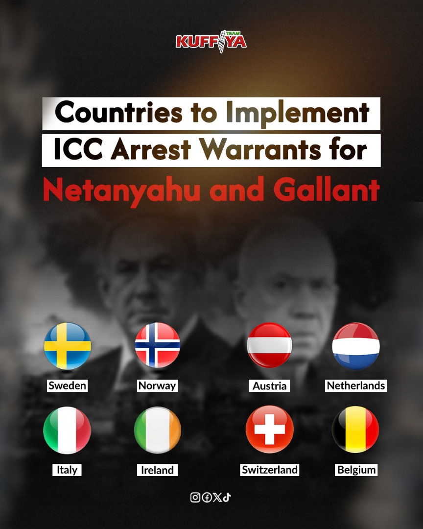 Multiple Countries Announce Arrest Plans for Netanyahu and Gallant