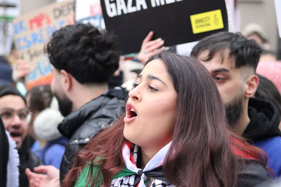 London Demonstrations Demanding Gaza Humanitarian Corridor and Detainee Release