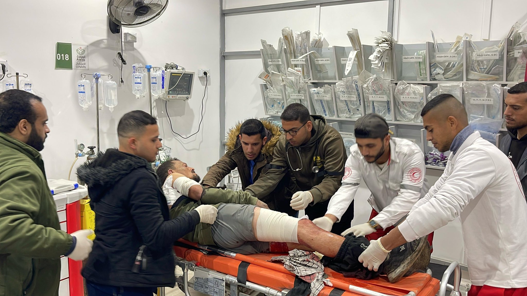 Disabled man wounded in Israeli bombing of Al Nuseirat camp