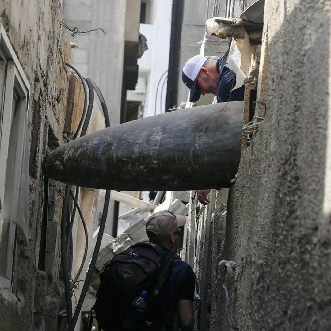 Unexploded bombs found in Deir al-Balah Gaza Strip
