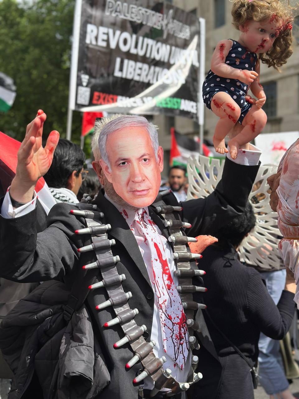 London Protest Against Israeli Occupation in Gaza