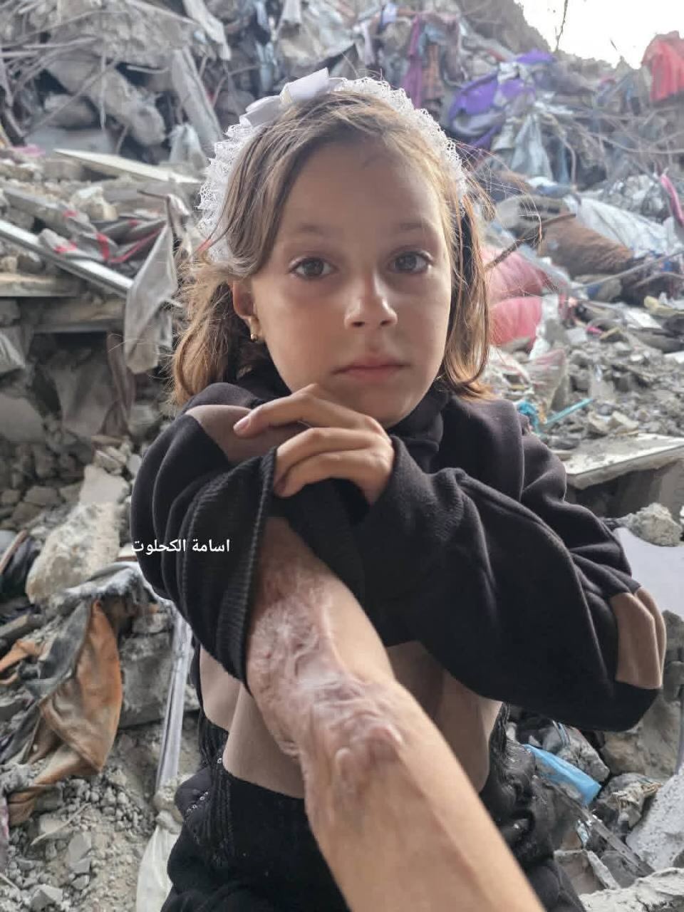 Seven-year-old survivor witnesses family killed in Gaza bombing