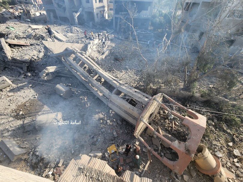 Al Bashir mosque bombed in Deir al Balah