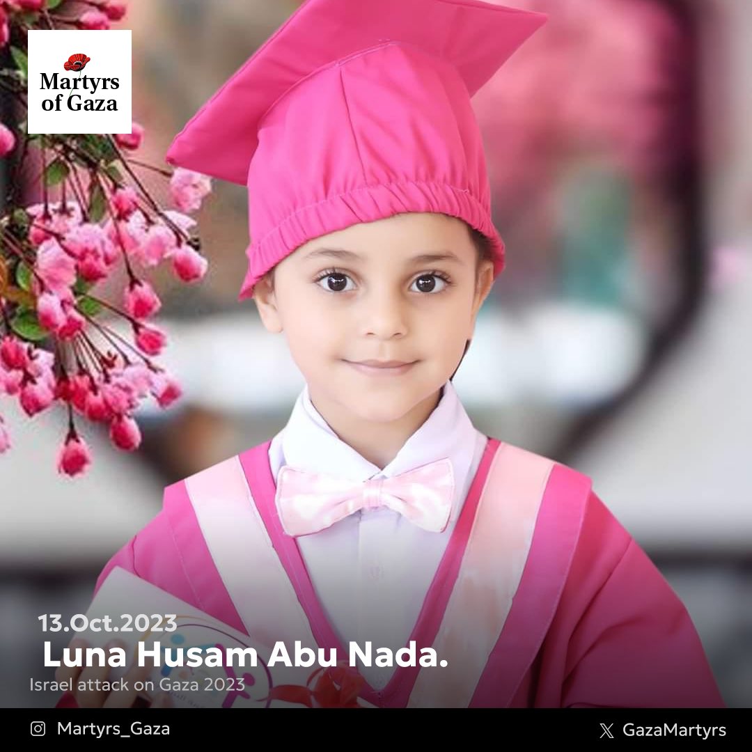Luna Husam Abu Nada: Young Girl Lost in Gaza Conflict