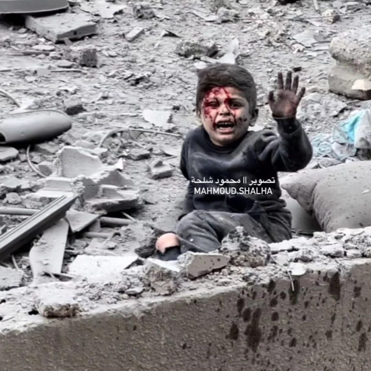 Child Survives Gaza Airstrike, Family Killed