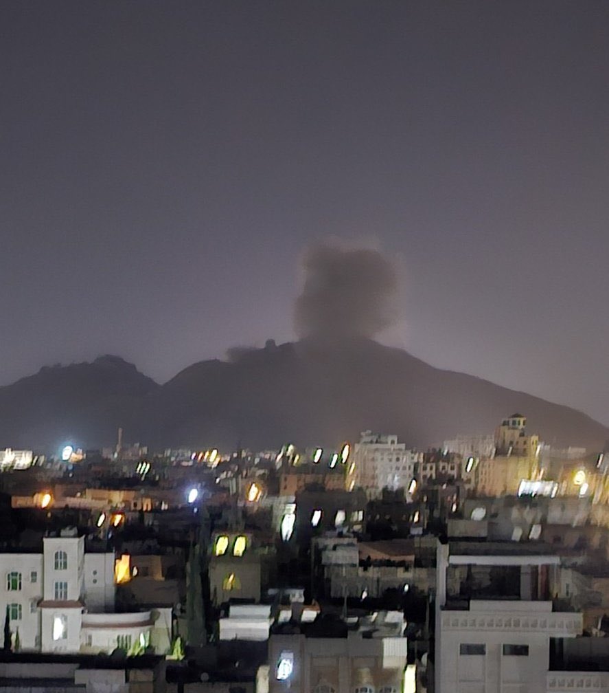 Biden Sunak bombing Sanaa Yemen Israel Rafah conflict