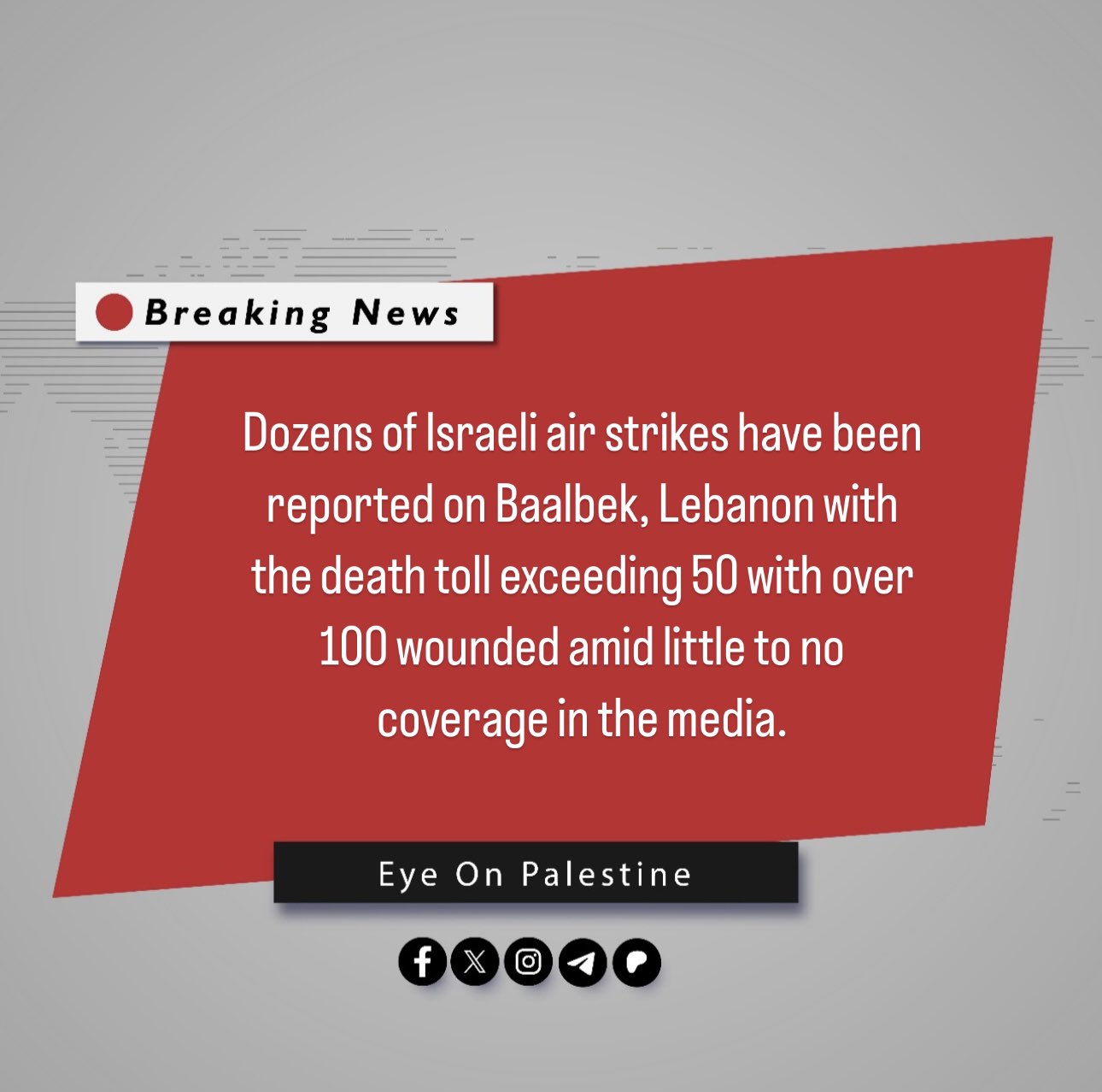 Israeli airstrikes on Baalbek Lebanon kill over fifty