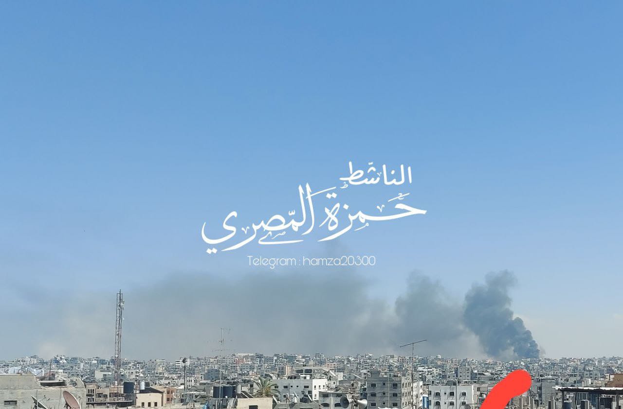 Massive fires erupt in Shujaiya neighborhood from Israeli attacks