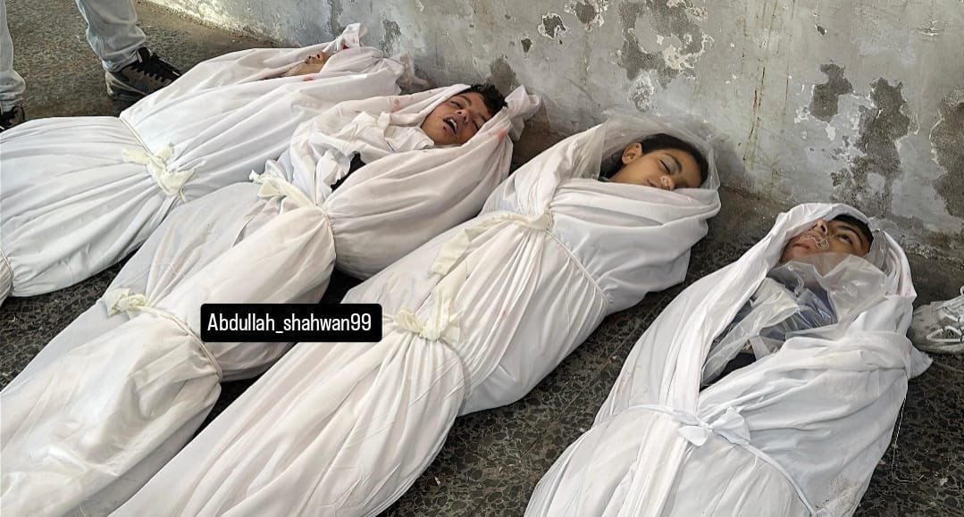 Four children killed in Israeli airstrike in Gaza