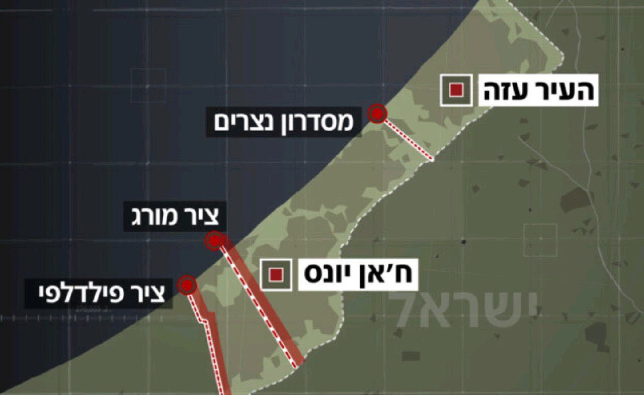 Israeli Forces Establish New Corridor North of Rafah