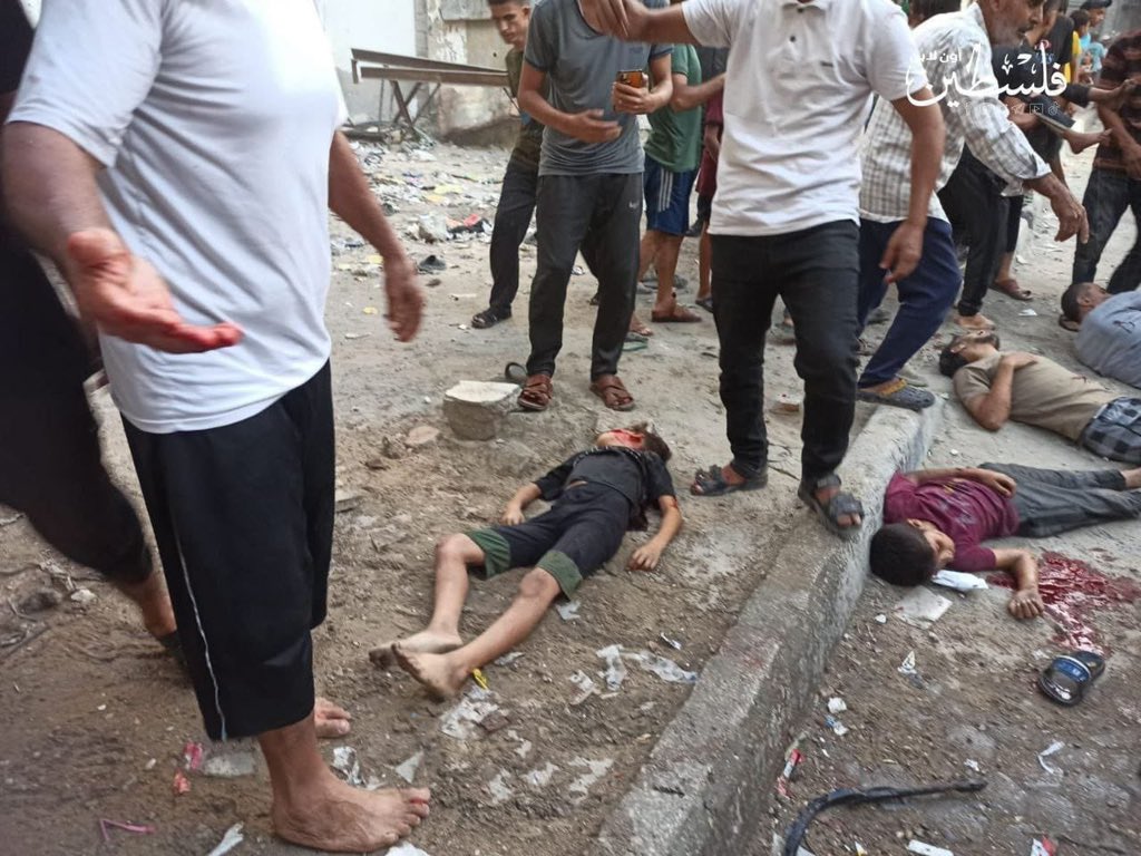Children’s massacre reported in Al Shati refugee camp Gaza City