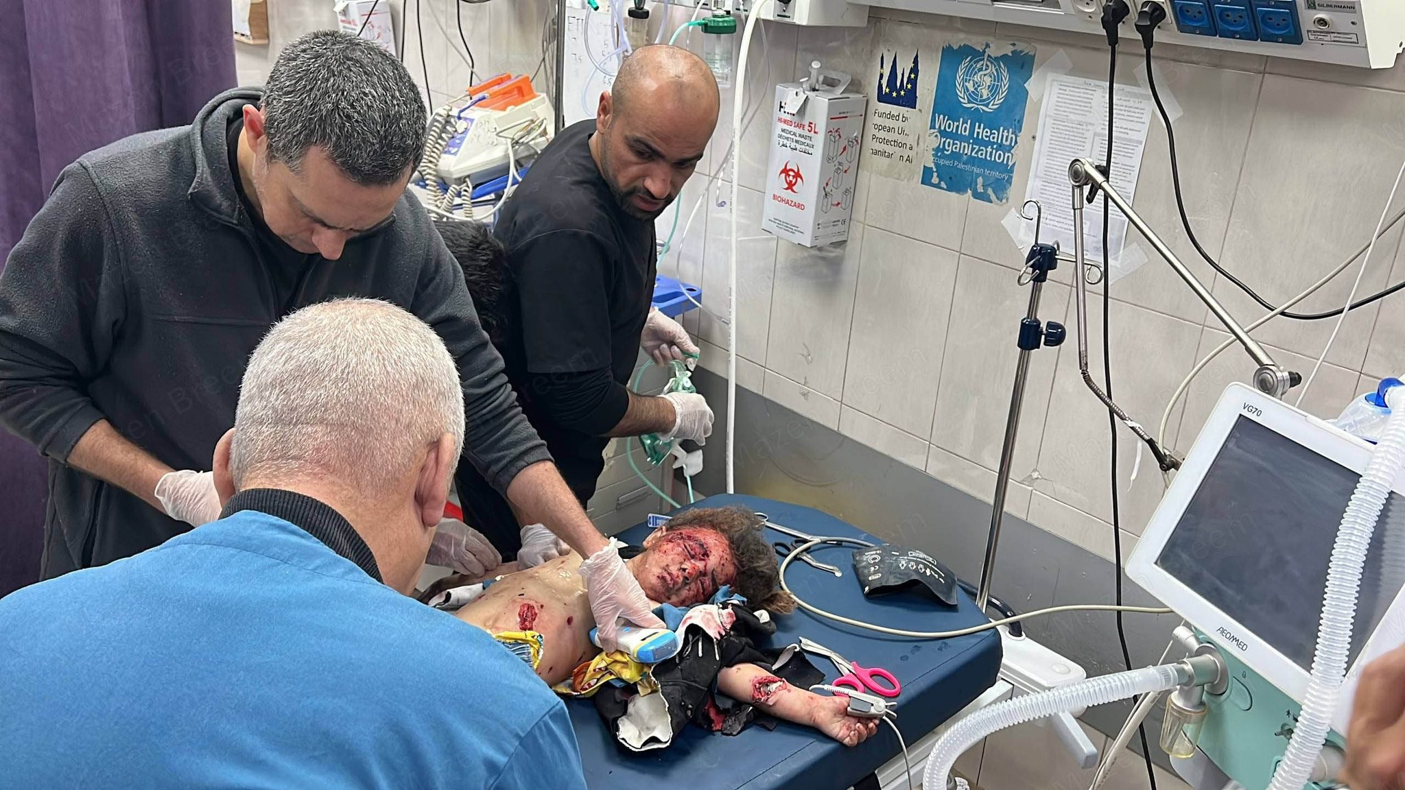 Child killed in Israeli airstrike Khan Younis Gaza