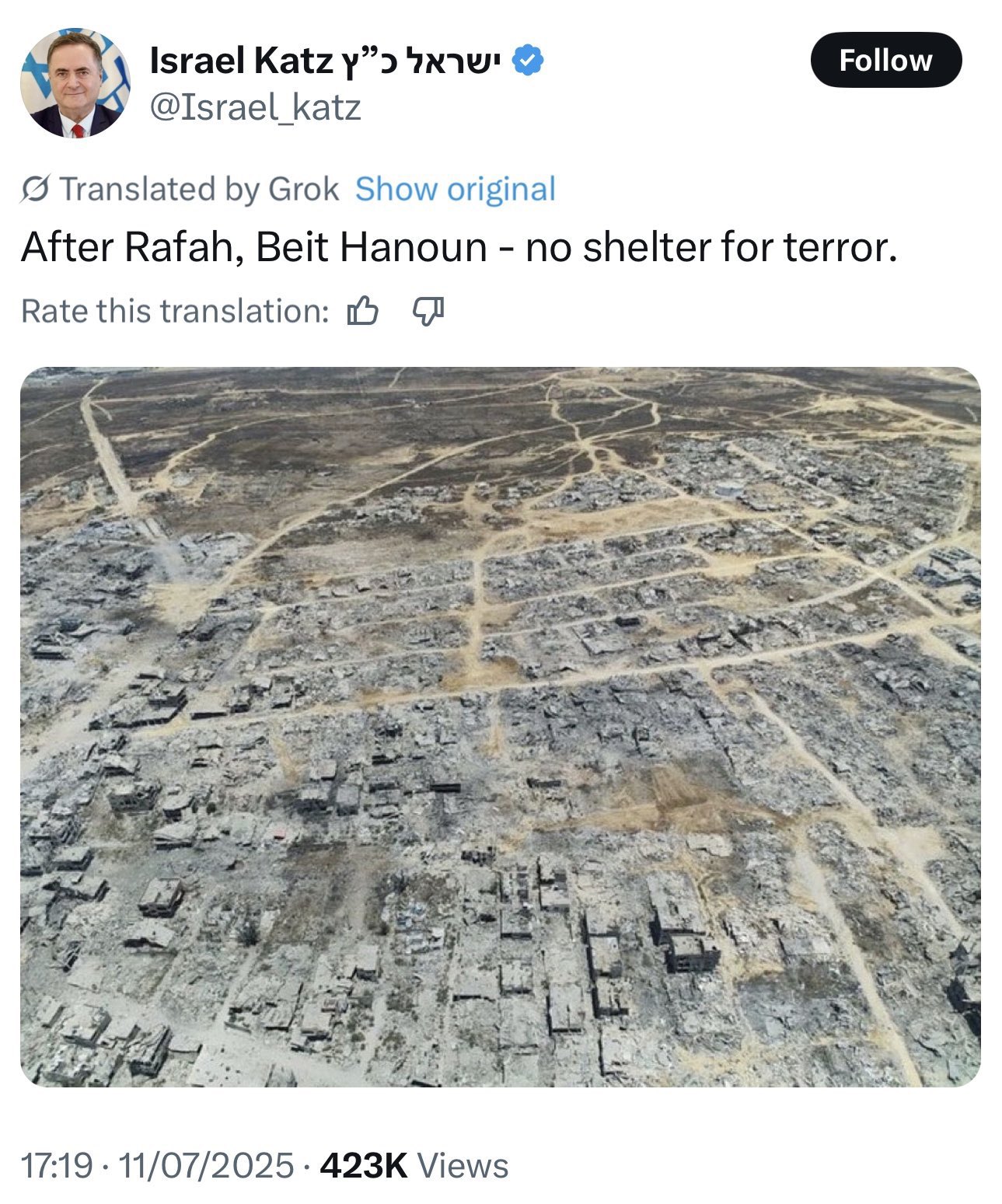 Israeli Officials Accused of Ethnic Cleansing Under Counterterrorism Pretext