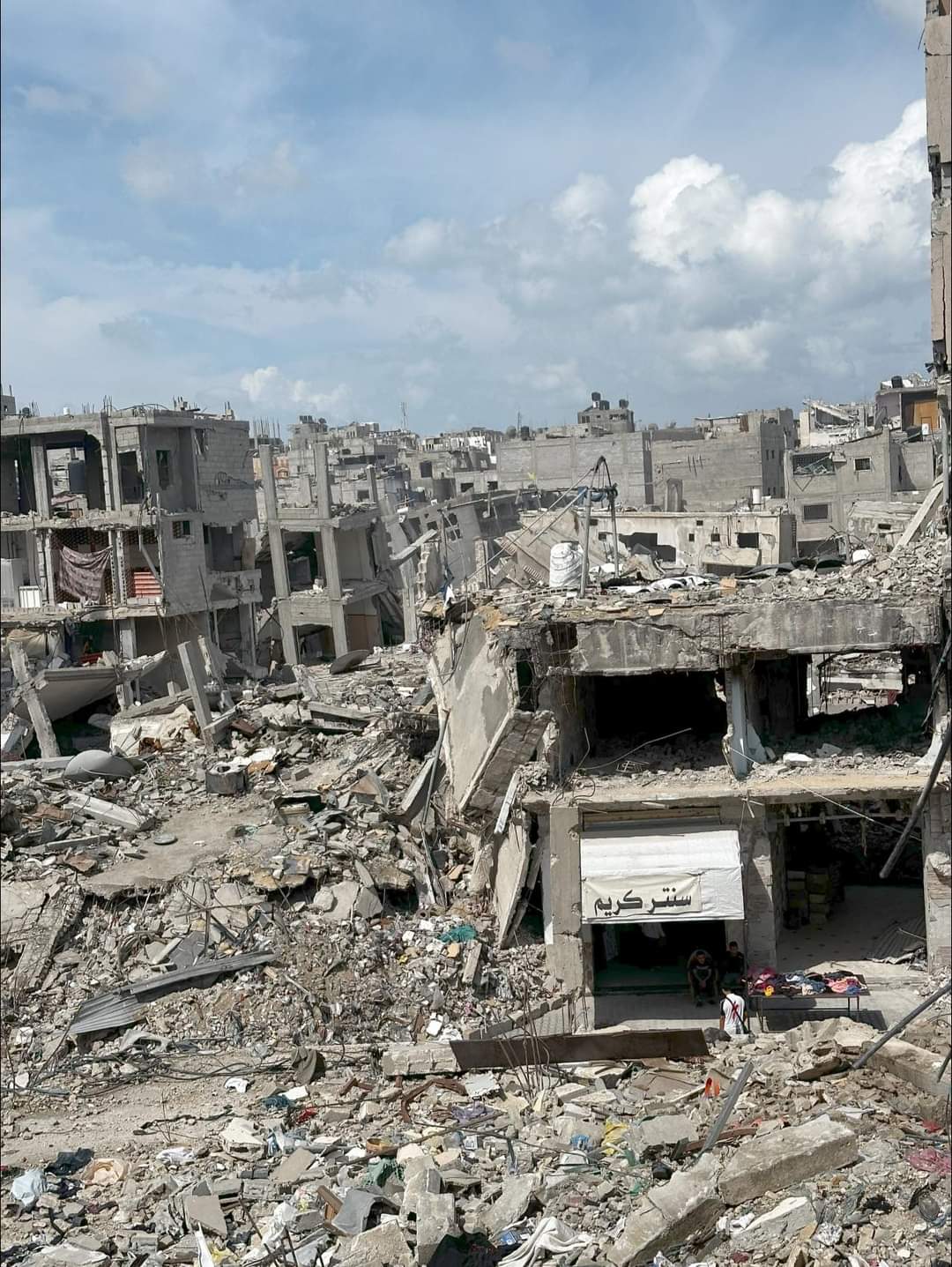Kareem Clothing Center Reopens Store in Khan Younis Despite Destruction