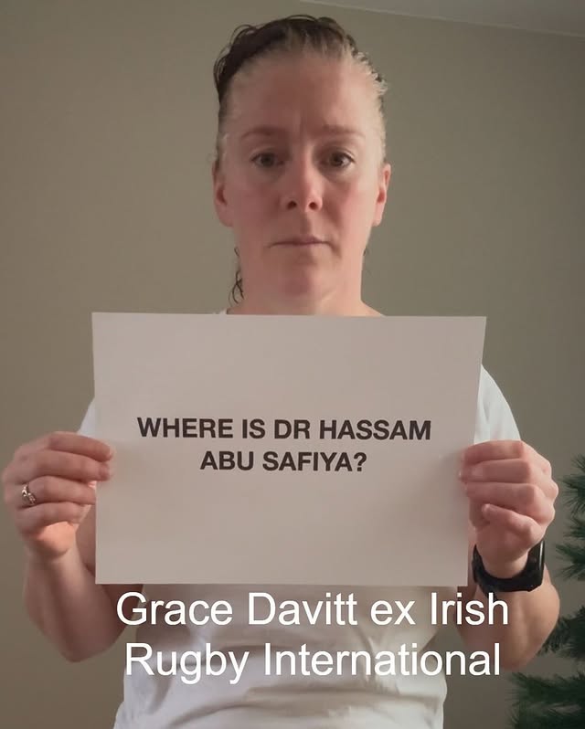 Irish Athletes Stand in Solidarity with Kamal Adwan Hospital Director