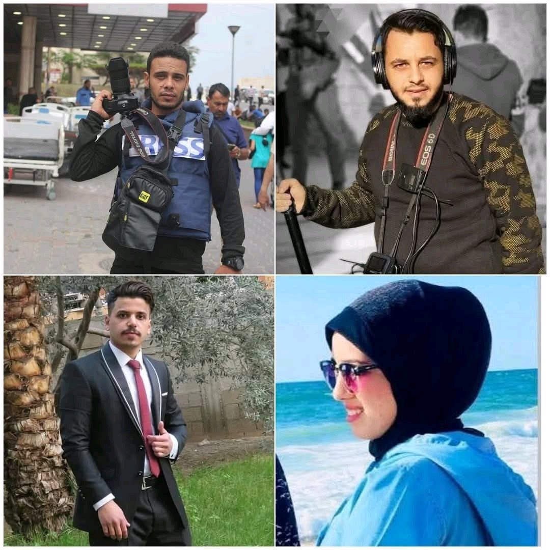 Five Journalists Killed in Israeli Airstrikes in Gaza