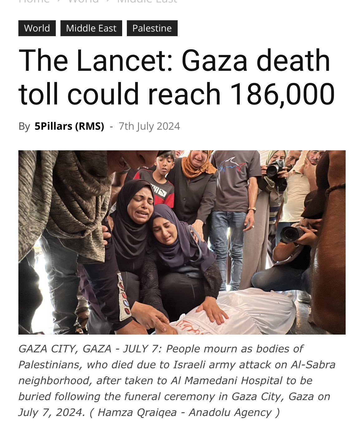 Lancet Report on Bombing Campaign Casualties