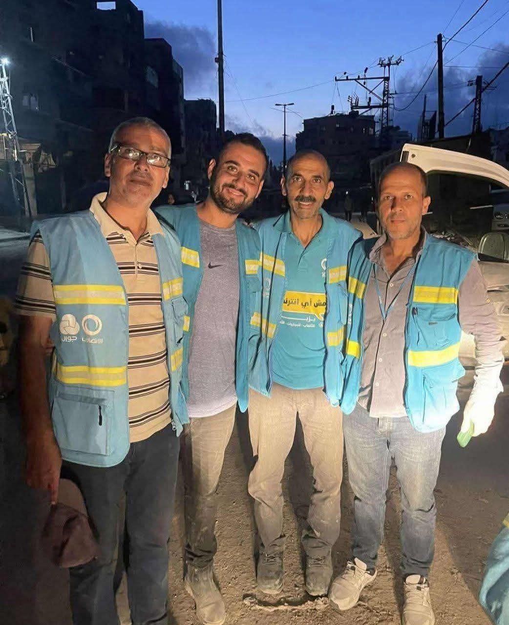 Telecommunications technicians restore internet to Gaza after blackout