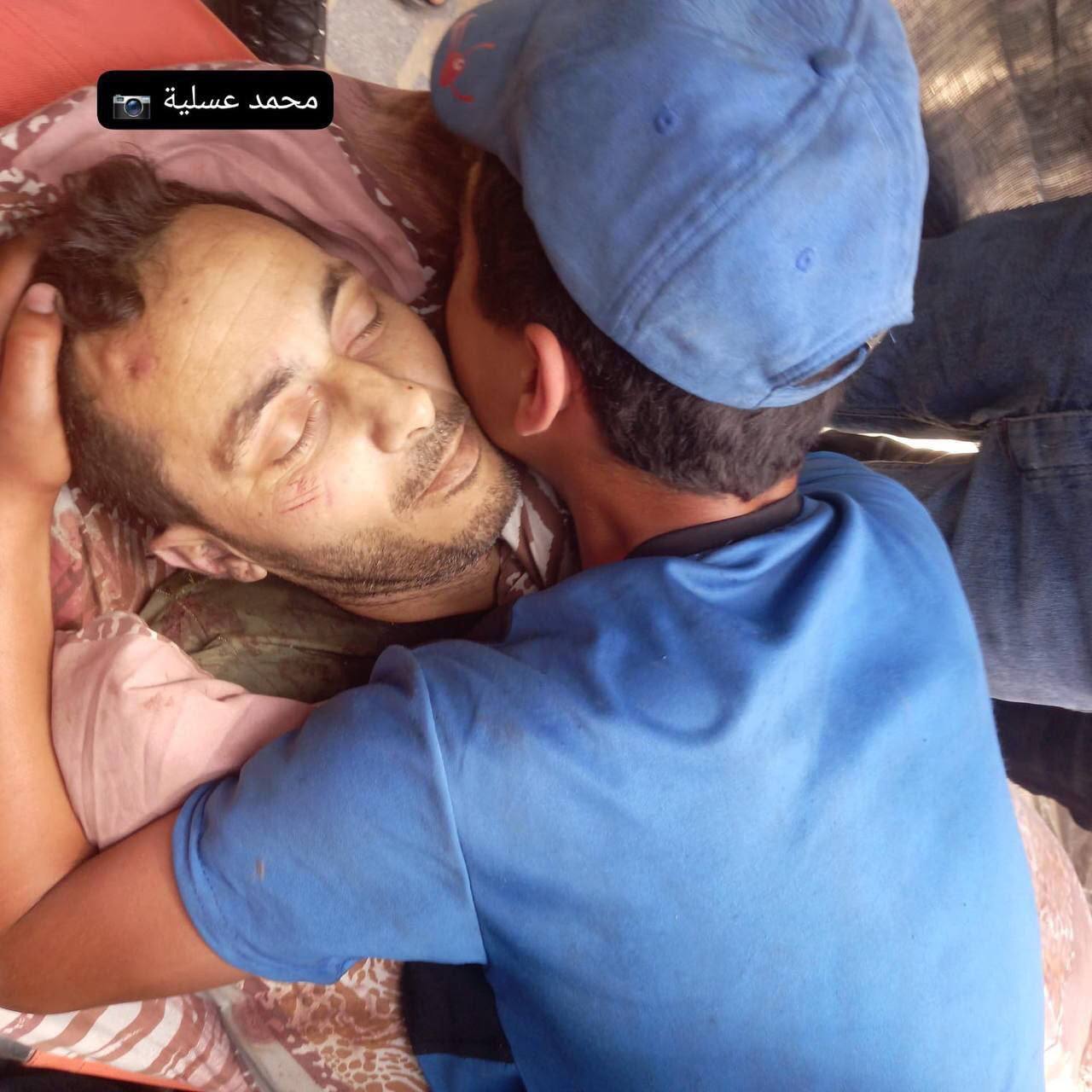 Palestinian Child Mourns Father Killed in Gaza Airstrike