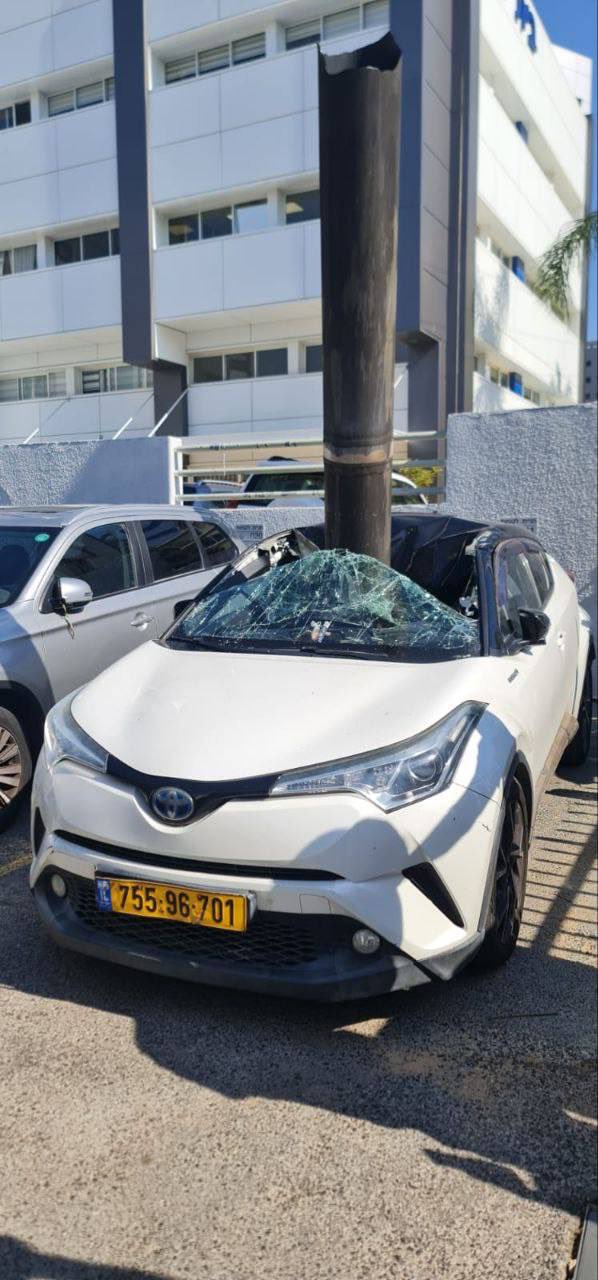 Missile Strikes Ben Gurion Airport Parking Lot in Retaliation