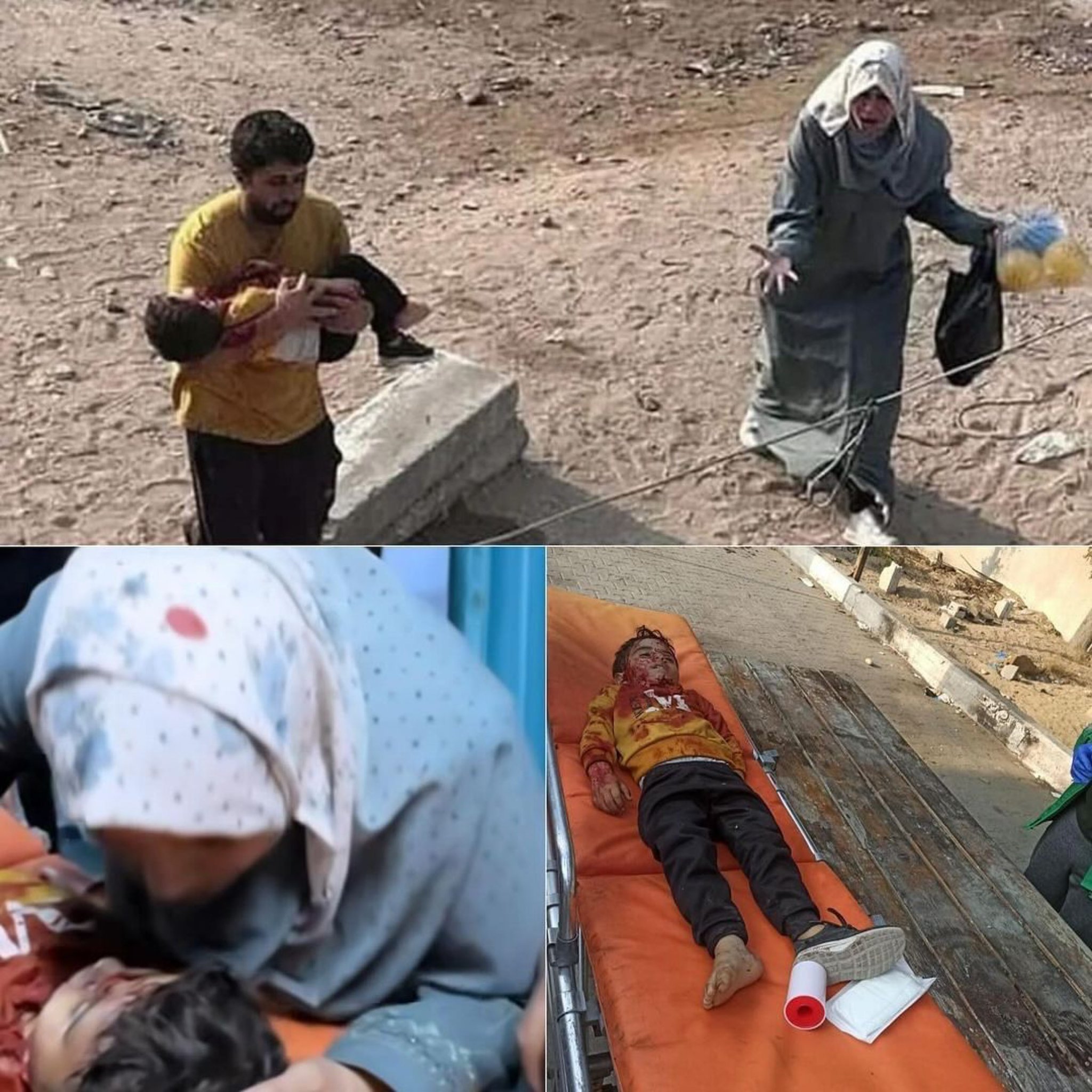 Mother finds child dead after Israeli attack