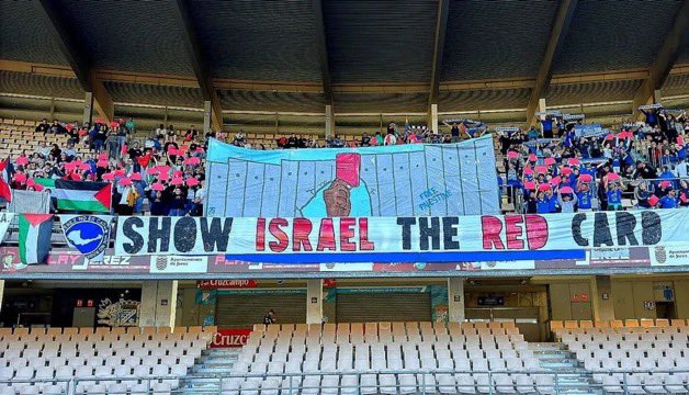 Xerez Deportivo Fans Join Global Campaign Against Israel