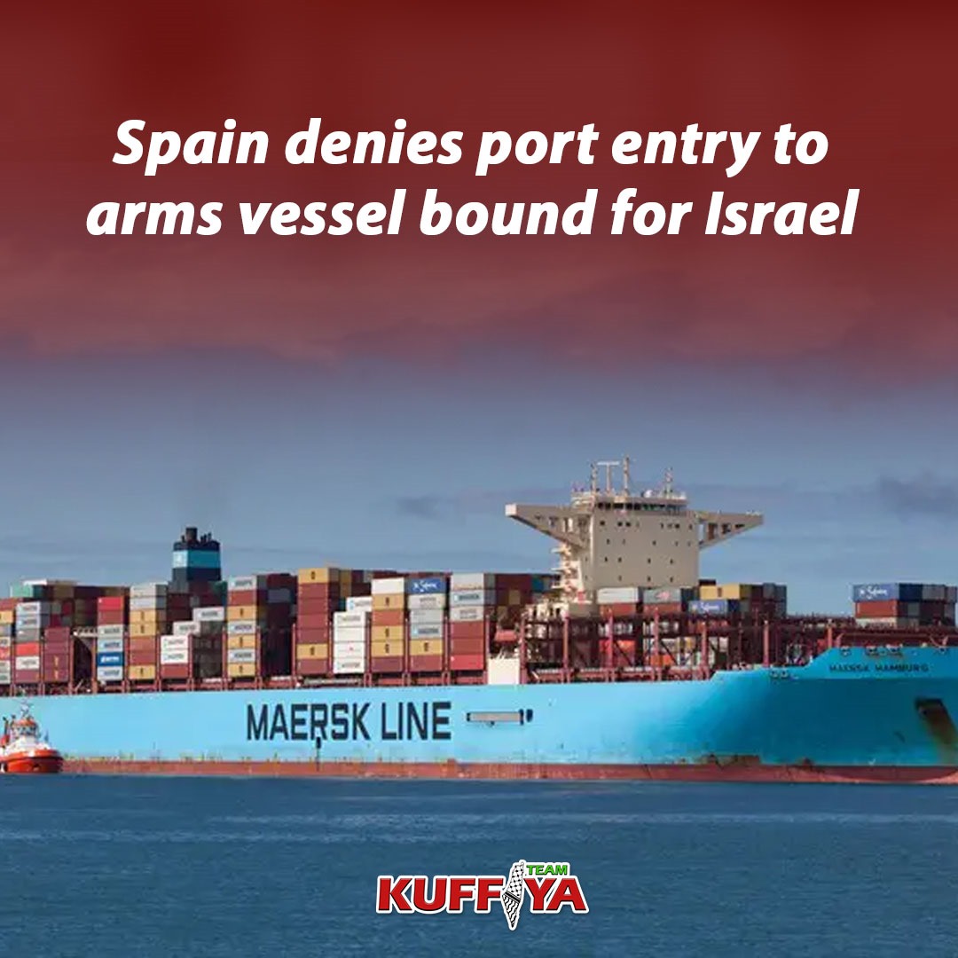 Spain Blocks Maersk Ship Suspected of Carrying Arms to Israel