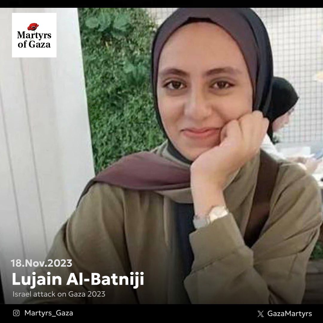 Lujain Al-Batniji, 16-year-old gifted student and radio organizer