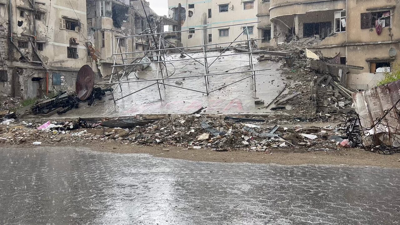 Rain Flooding Causes Crisis in Gaza Tents