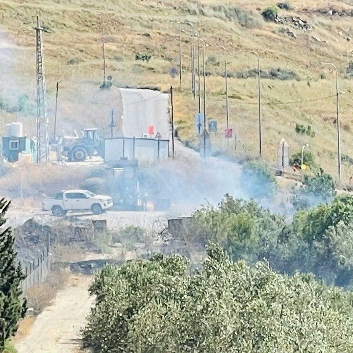 Israeli Forces Vehicle Destruction in Burin Village