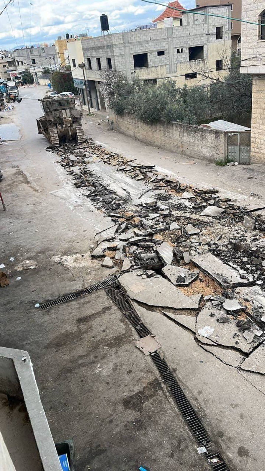 Israel Bulldozing West Bank Streets and Civilian Infrastructure