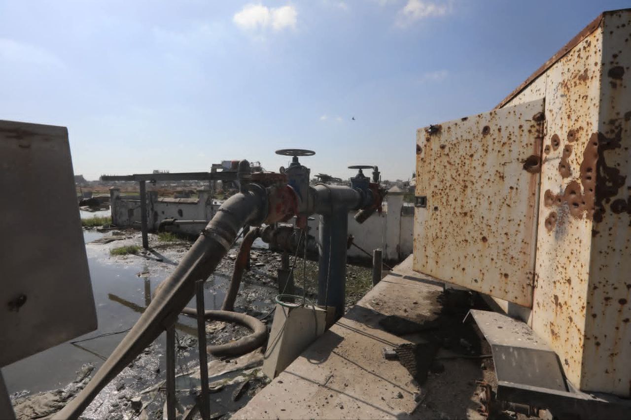 Gaza sewage infrastructure severely damaged by bombing campaign
