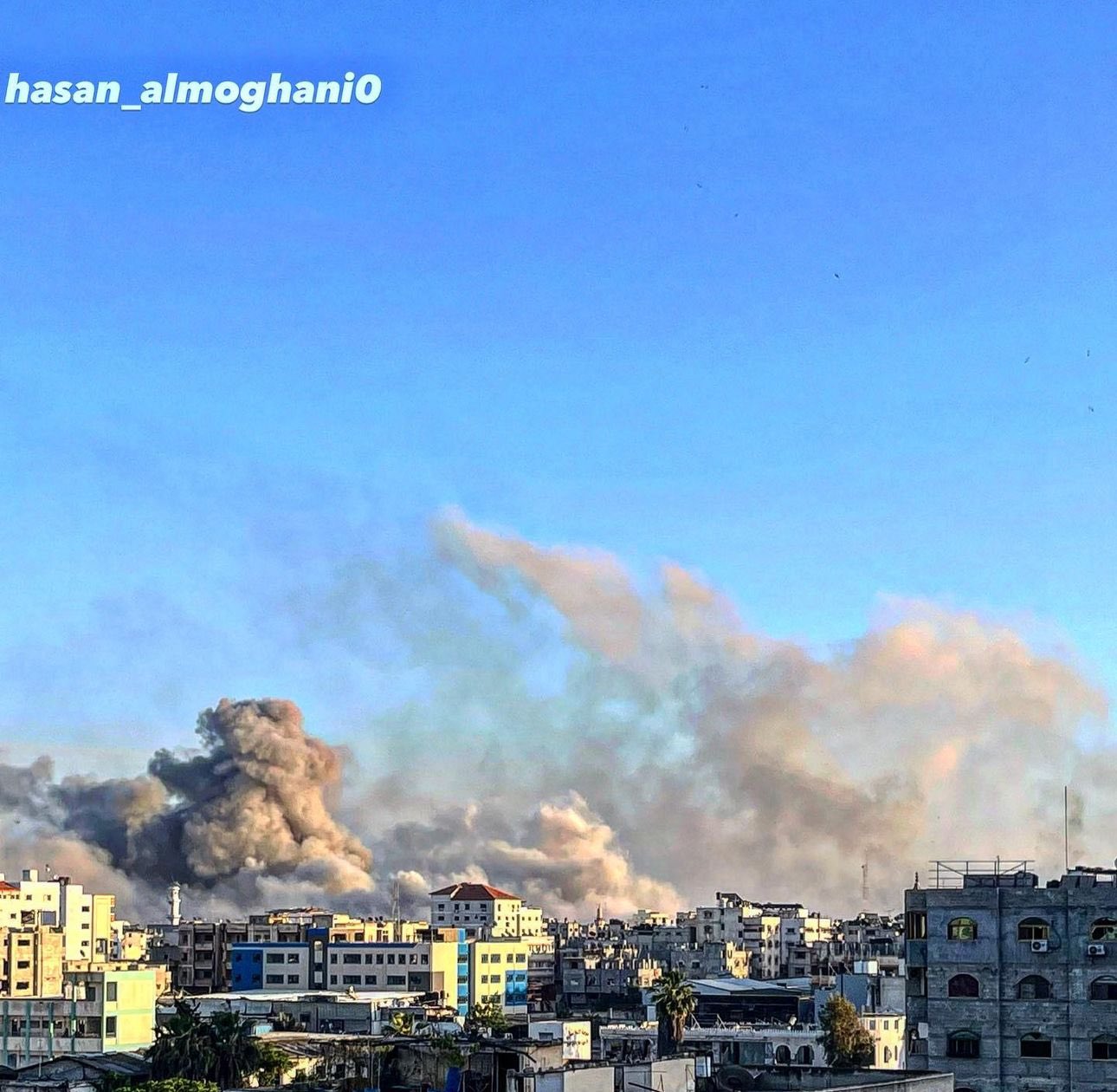 Residential complexes destroyed in northern Gaza