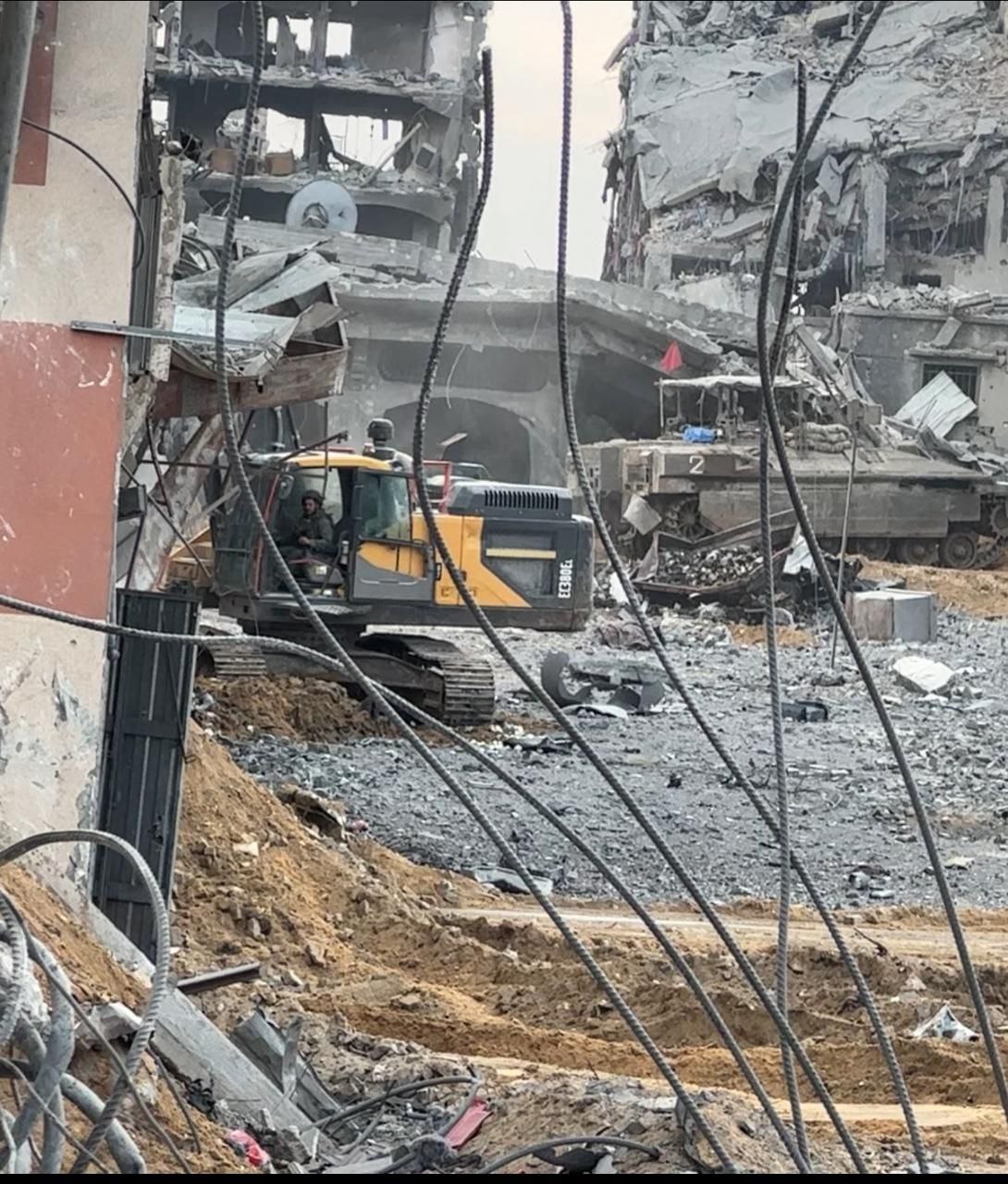 Bulldozers Continue Demolishing Already Destroyed Houses