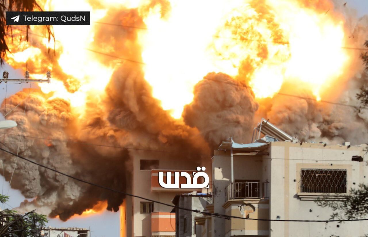 Israeli airstrikes on Gaza residential tower