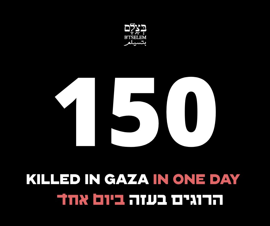 Israeli military kills 150 people in Gaza including aid recipients