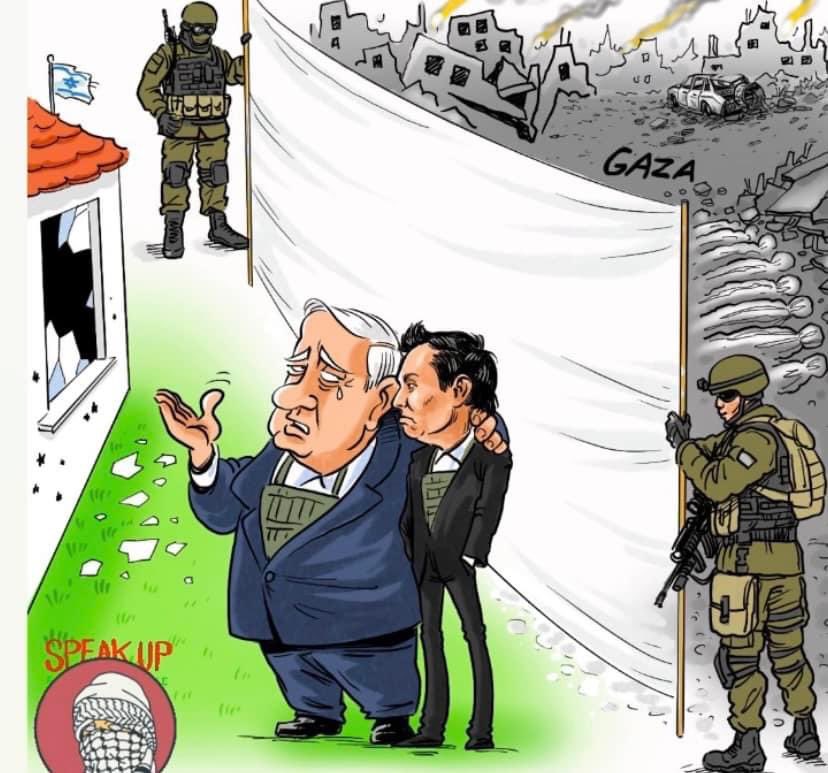 Elon Musk urged to visit Gaza mass graves