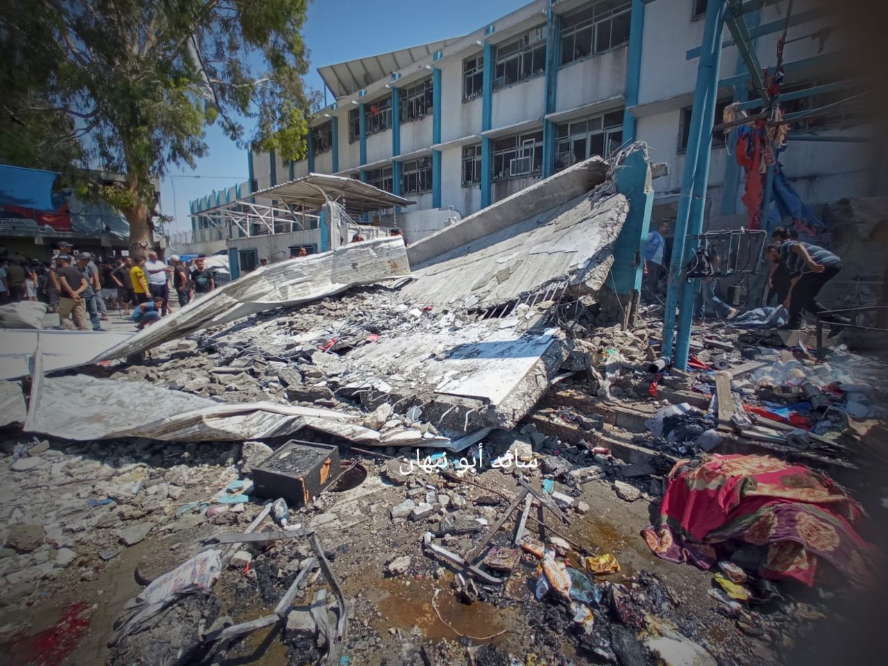 Israeli airstrike on Gaza school kills at least 15 Palestinians