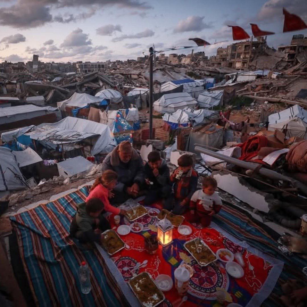 Breaking Fast on Own Land Despite Suffering in Gaza