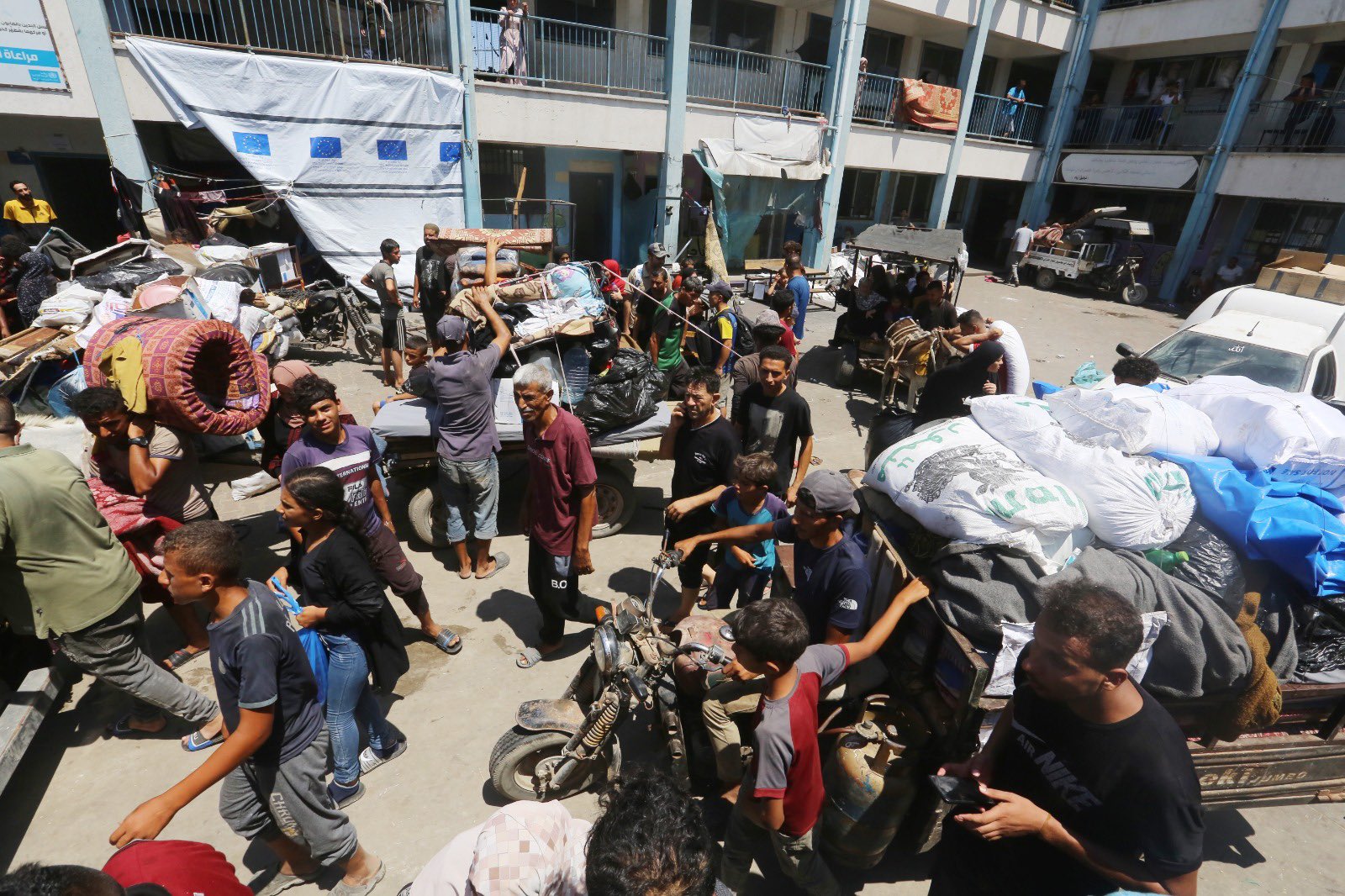 45,000 Displaced from Gaza Refugee Camps