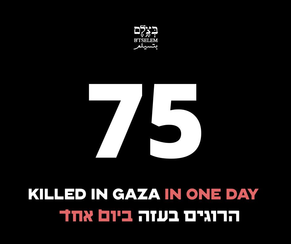 Israeli military kills 75 in Gaza, September 21