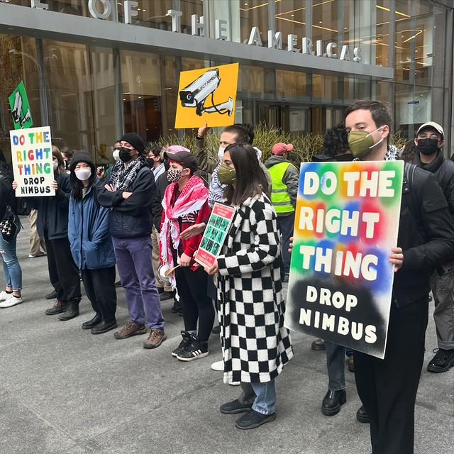Google workers protest Israeli tech conference in NYC