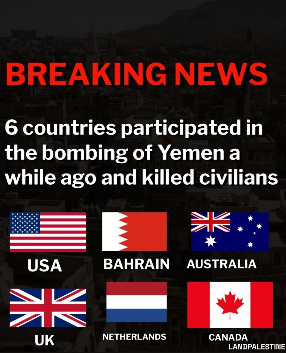 Six Countries Conduct Bombing Campaign in Yemen Tonight