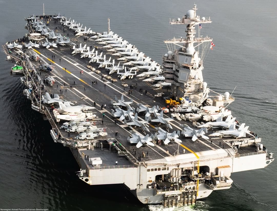 USS Gerald R. Ford Arrives in Haifa Amid Iran Tensions