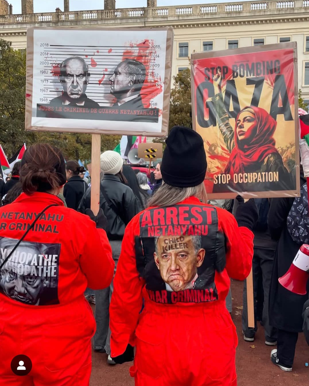 Pro-Palestine advocates rally in Lyon in support of Palestine