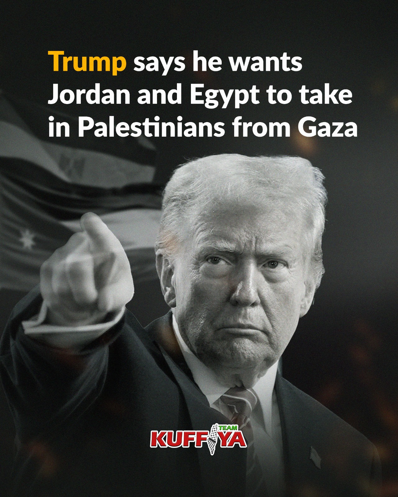 Trump proposes Jordan and Egypt accept more Palestinians from Gaza