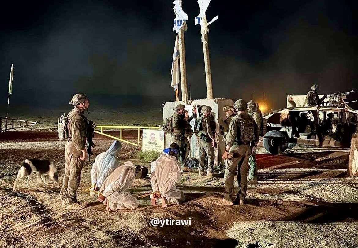 Palestinians Detained by Israeli Forces in Rafah