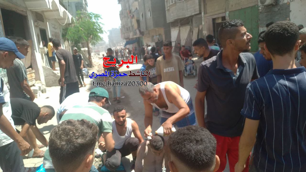 Israeli airstrike kills Palestinians in Al-Bureij refugee camp